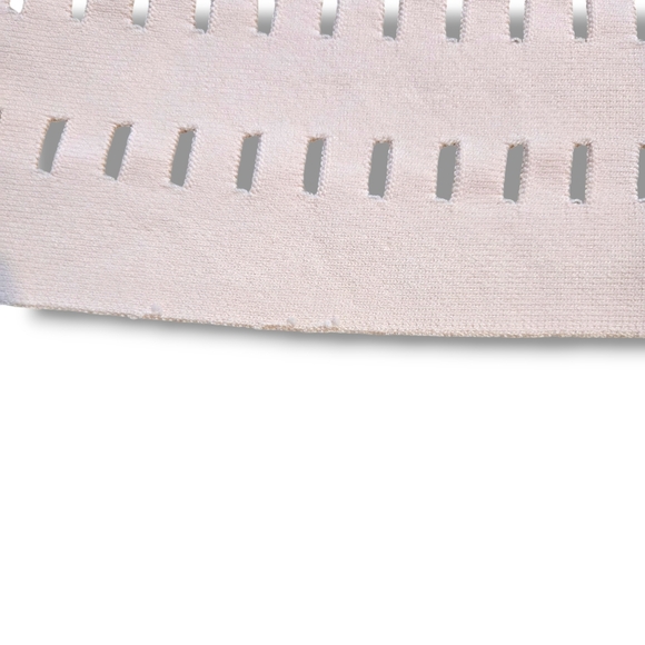 TED BAKER AURBRAY KNITTED SKATER NUDE PINK DRESS| SIZE 4 - Picture 6 of 8